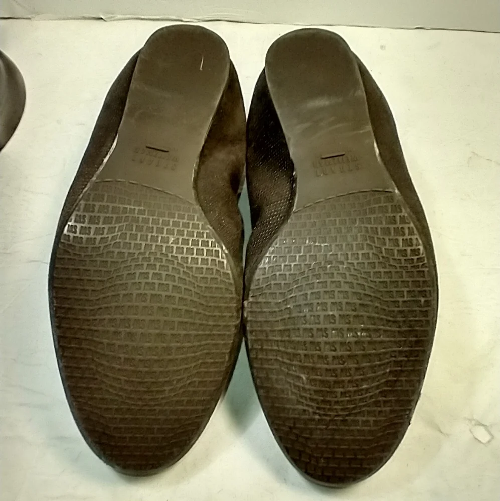 Stuart Weitzman Slip On Round Toe Ballet Flats Shoes Women's sz 7W Wide